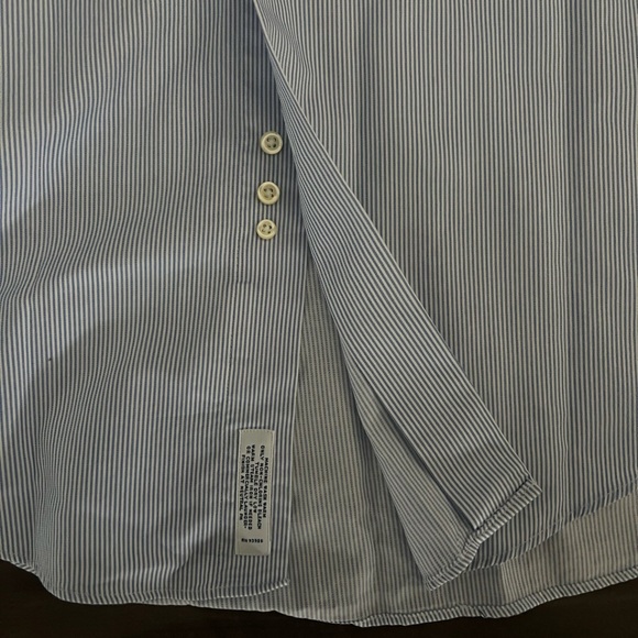 Brooks Brothers Pin Stripes Classic Button Down dress shirt Makers & Merchants - Picture 8 of 11